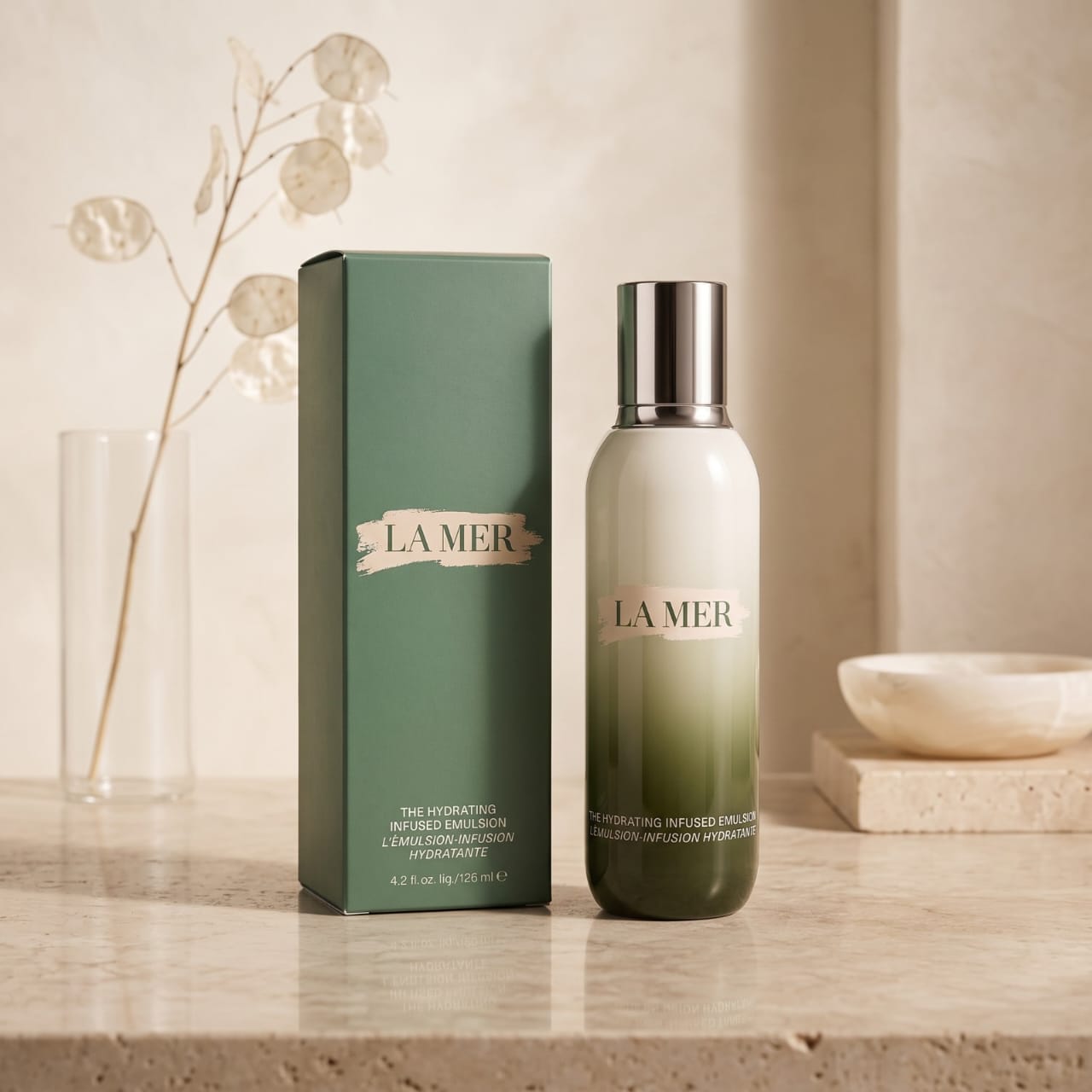 La Mer The Hydrating Infused Emulsion 125ml / 4.2 fl oz – Luxury Hydrating Face Emulsion New in Box