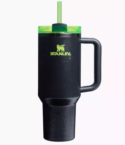Halloween Web Glow H2.0 40oz Stainless Steel Insulated Tumbler with Handle
