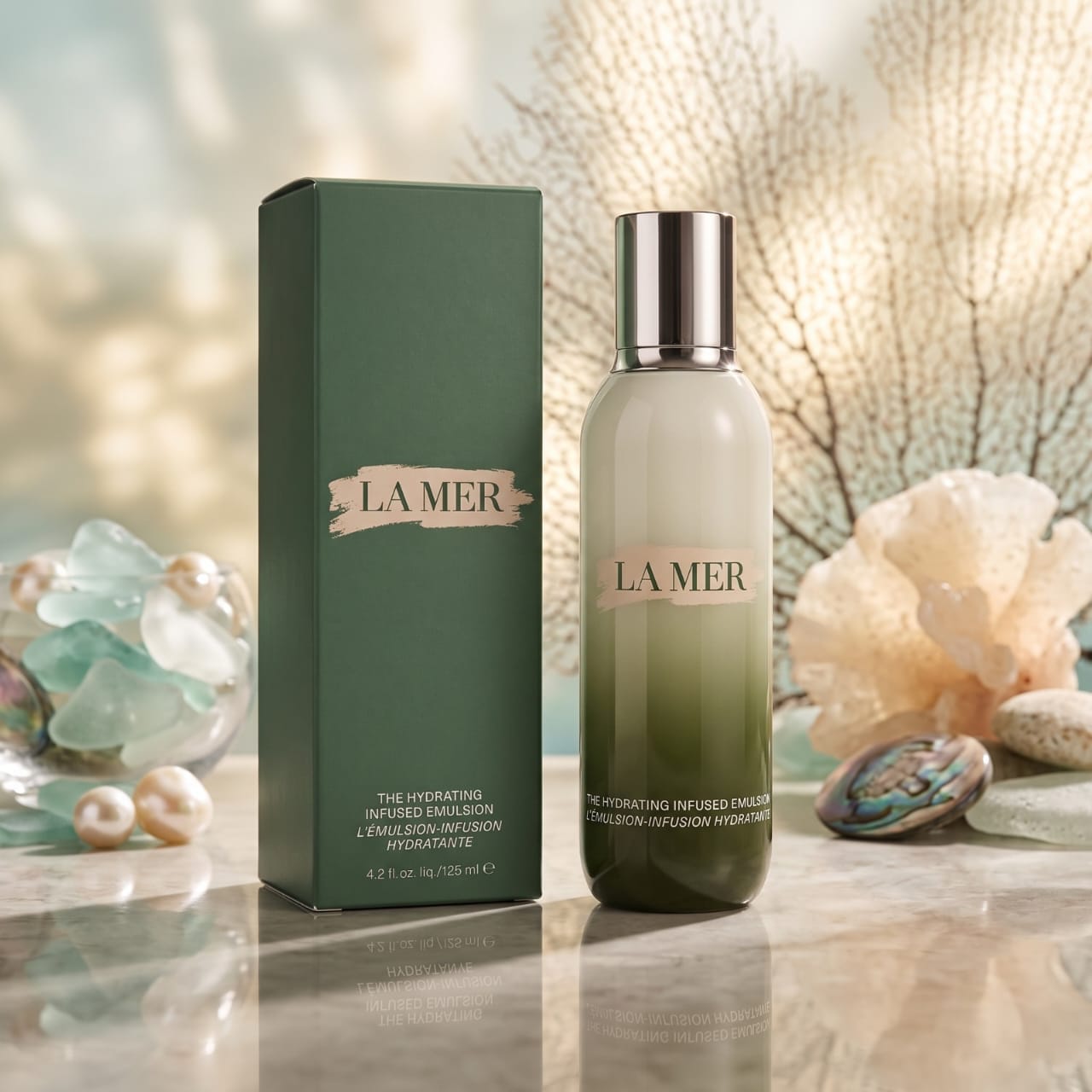 La Mer The Hydrating Infused Emulsion 125ml / 4.2 fl oz – Luxury Hydrating Face Emulsion New in Box
