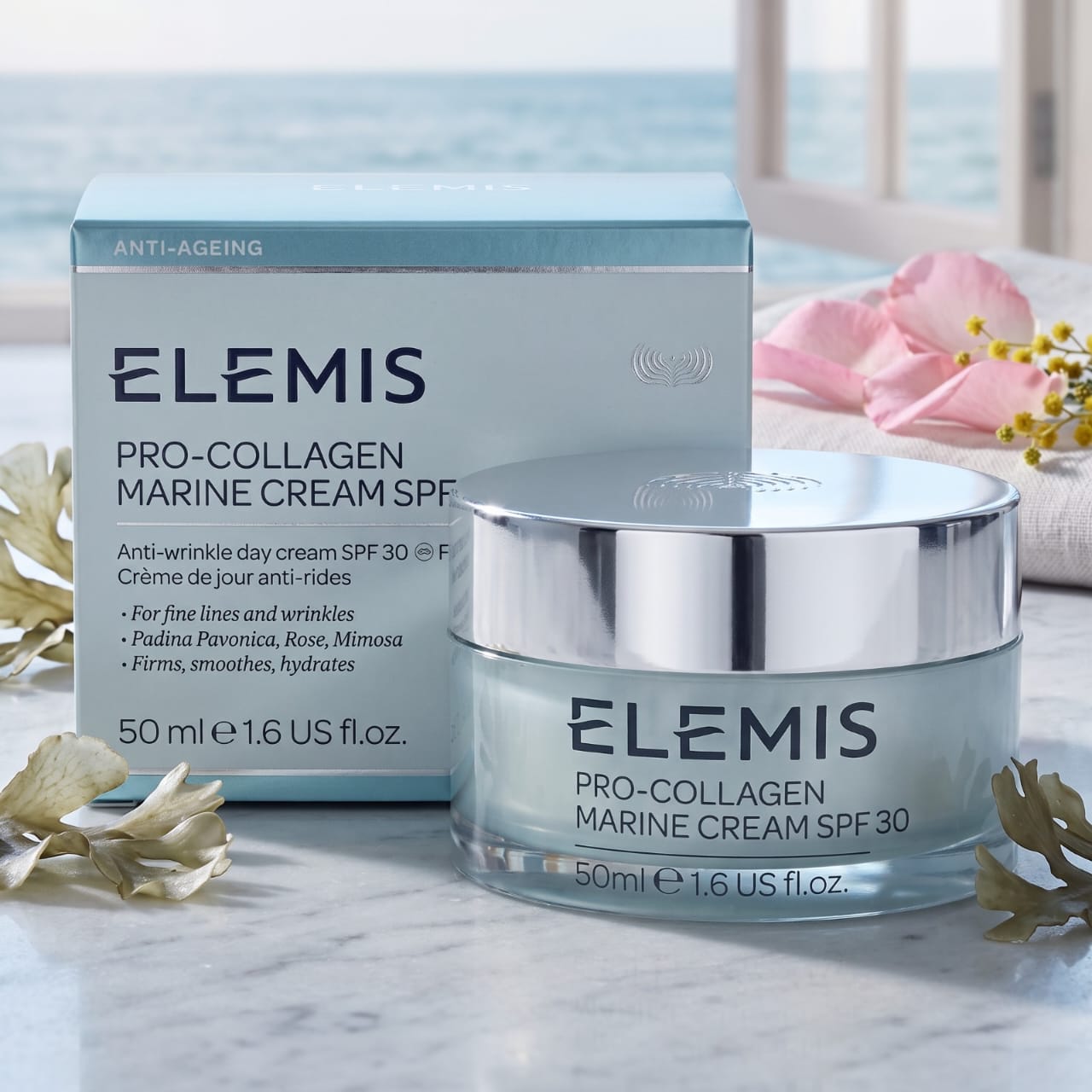 Elemis Pro-Collagen Marine Cream SPF 30 Anti-Wrinkle Day Moisturiser 50ml / 1.6 oz