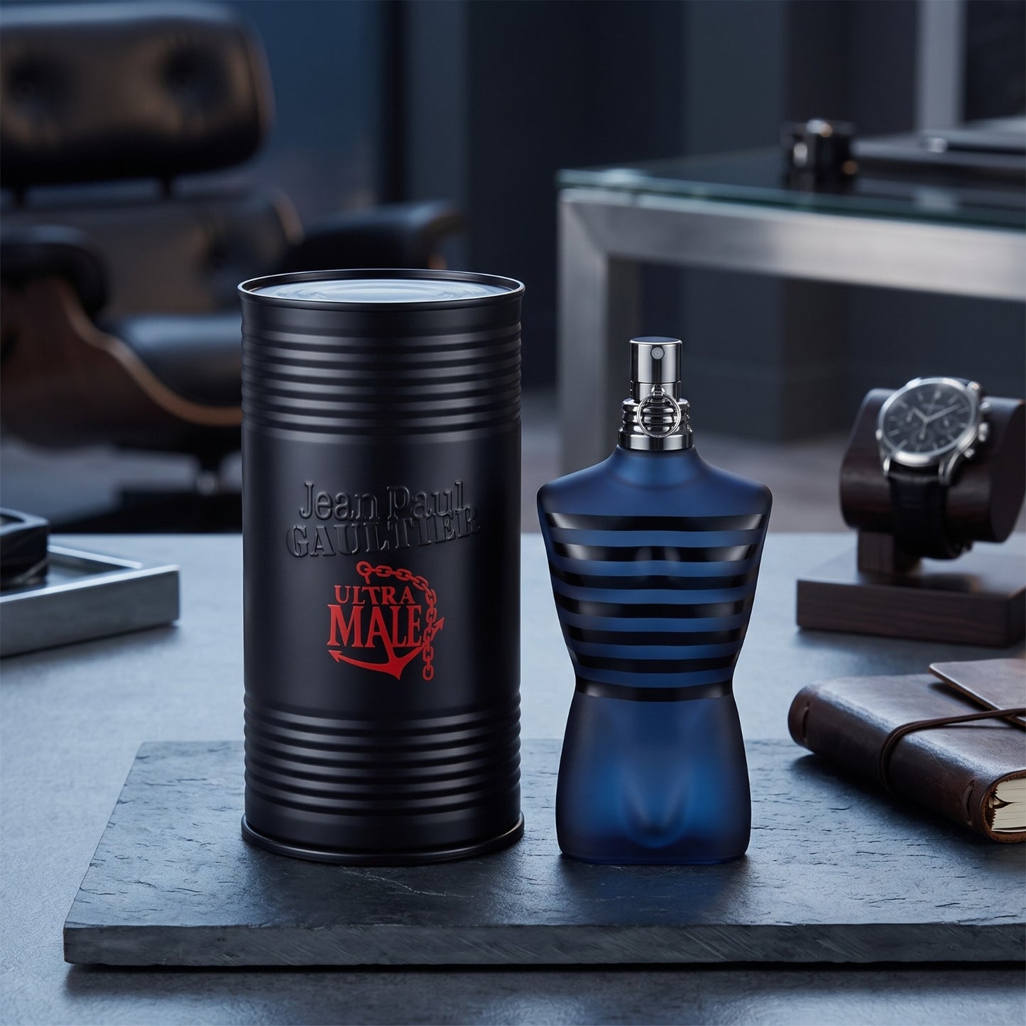 Jean Paul Gaultier Ultra Male Intense Cologne for Men Eau de Toilette Spray 4.2 oz / 125ml