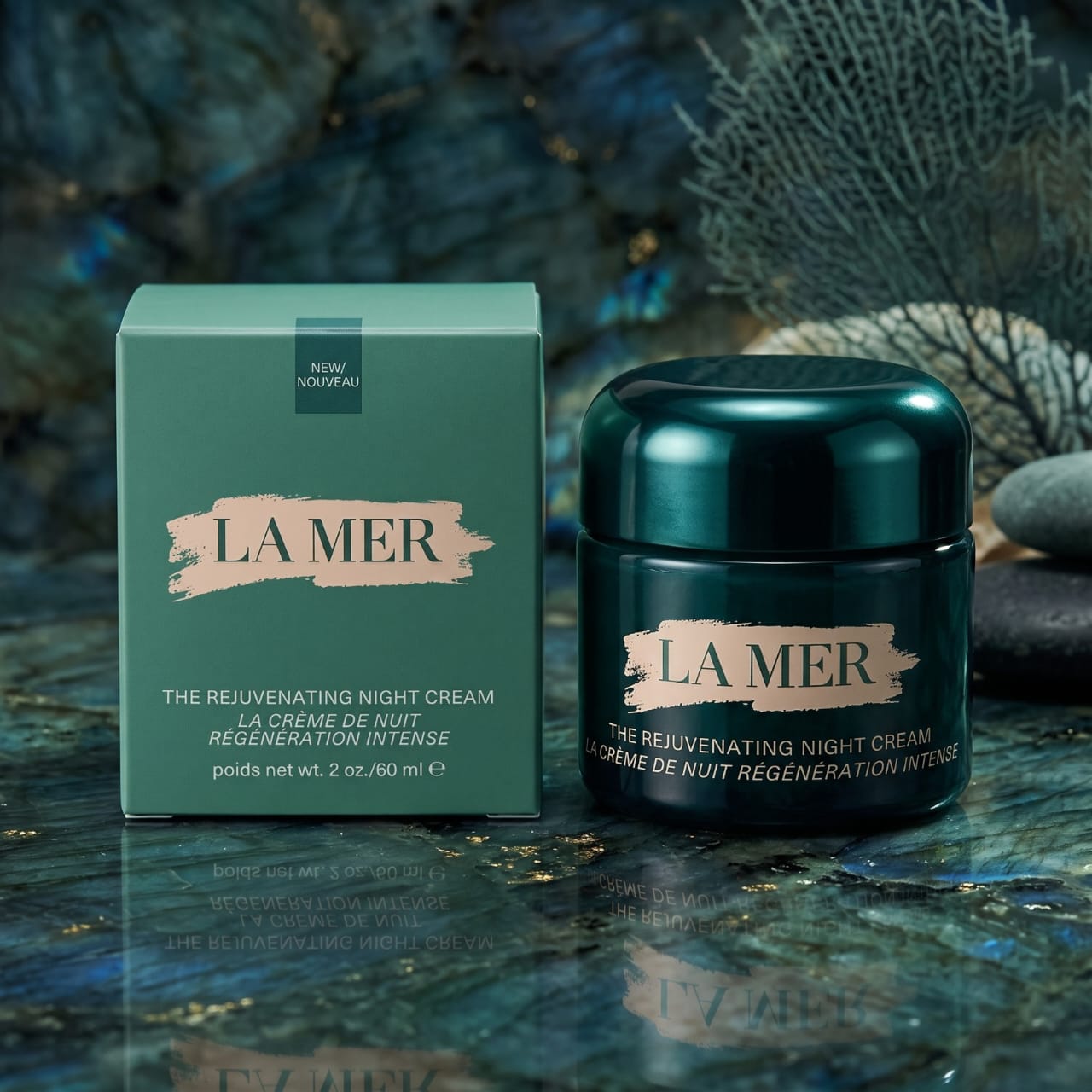 La Mer The Rejuvenating Night Cream 60ml / 2oz – Intensive Overnight Anti-Aging Moisturizer