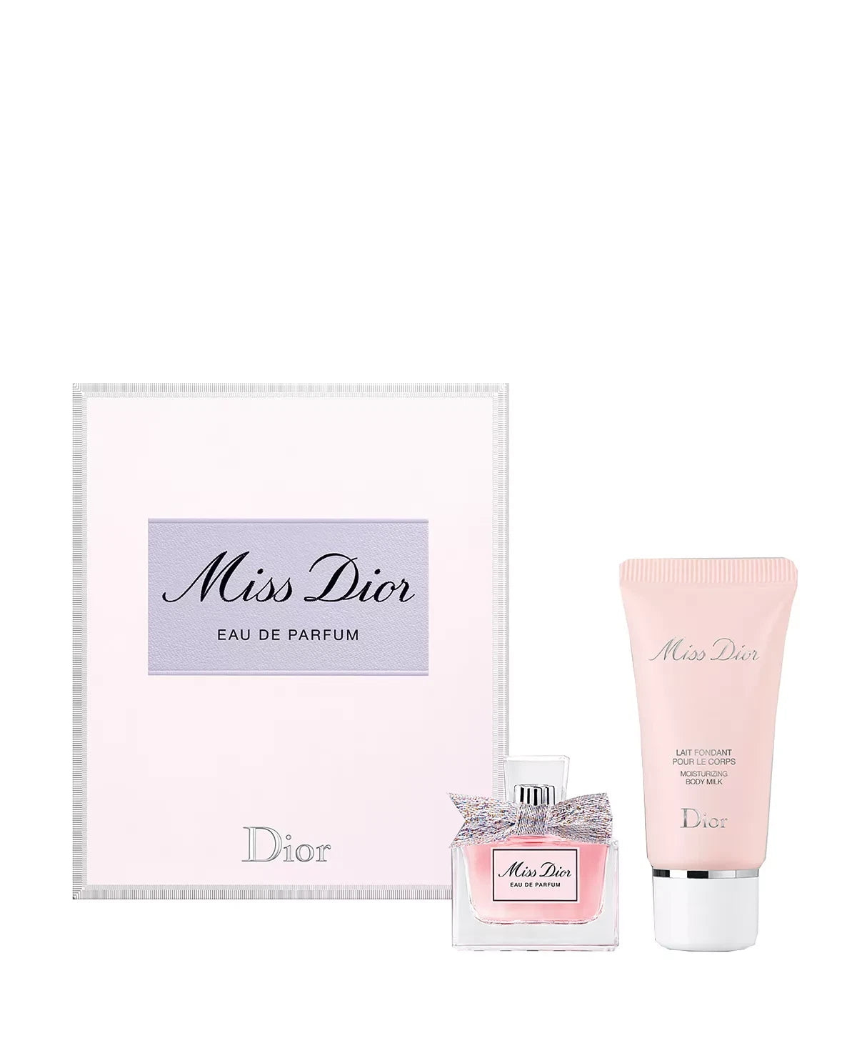 Miss Dior Eau de Parfum Miniature 0.17 oz (5ml) & Body Milk Travel Gift Set