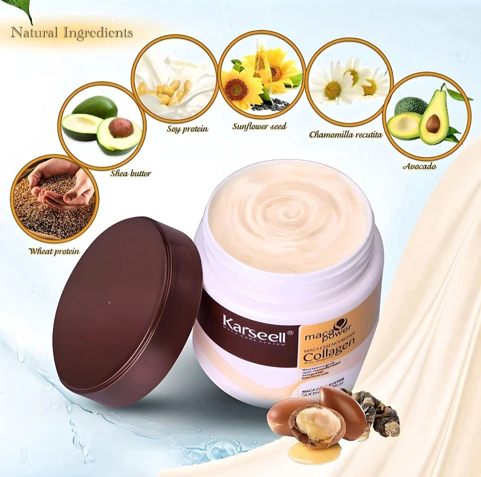 Karseell Argan Collagen Keratin Hair Repair Mask 500ml 16.9oz