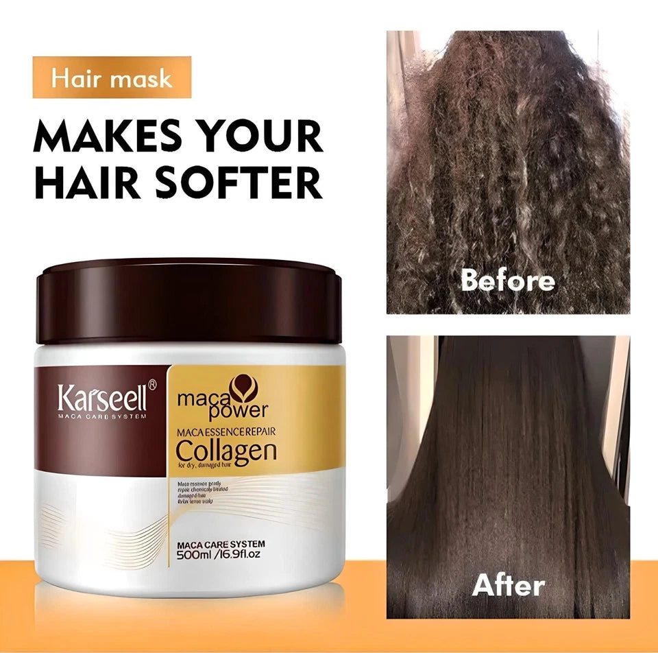 Karseell Argan Collagen Keratin Hair Repair Mask 500ml 16.9oz